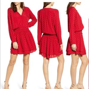 Red + White Polka Dot Dress from Nordstrom EUC